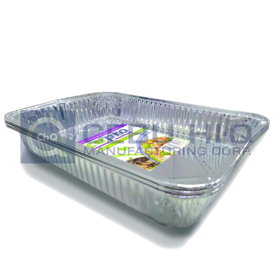 Aluminum Catering Pan · Size #1 · 31.5×21.5×6 cm