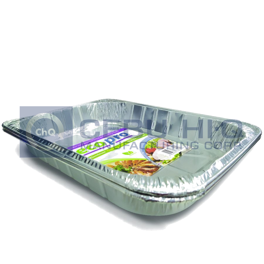 Aluminum Catering Pan · Size #5 · 45.8×33.7×6.5 cm