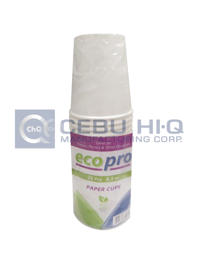 Paper Cup · 6.5 oz · 25 pcs