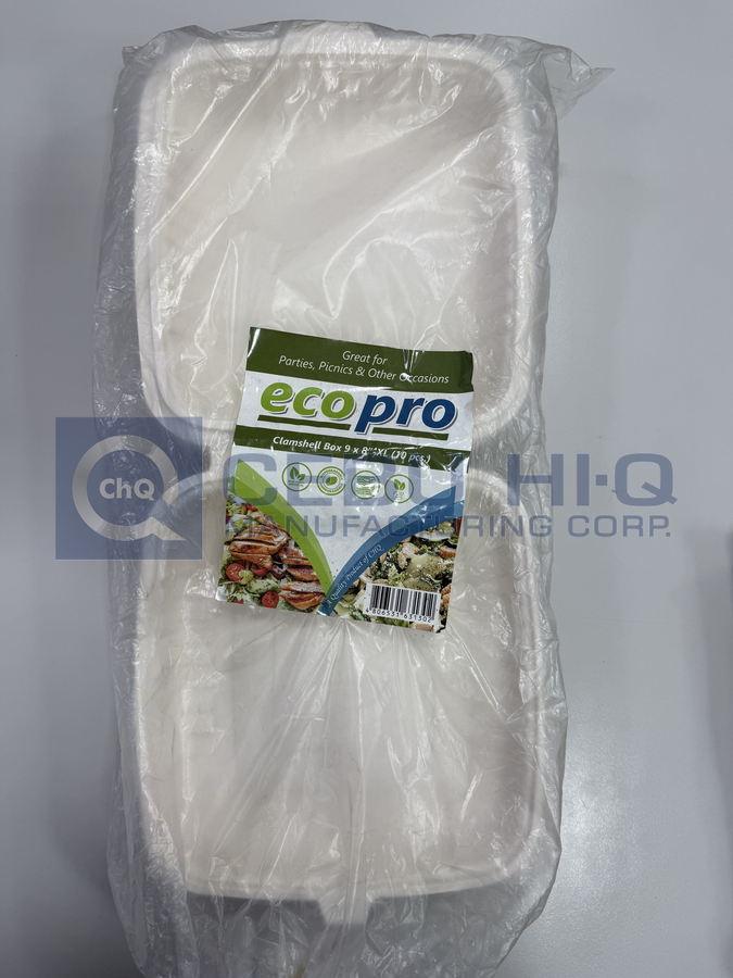 Clamshell · XL · 9×8″ · 10 pcs — Packaging