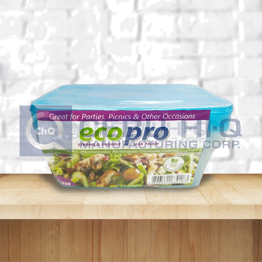Plastic Container · Blue · R-750