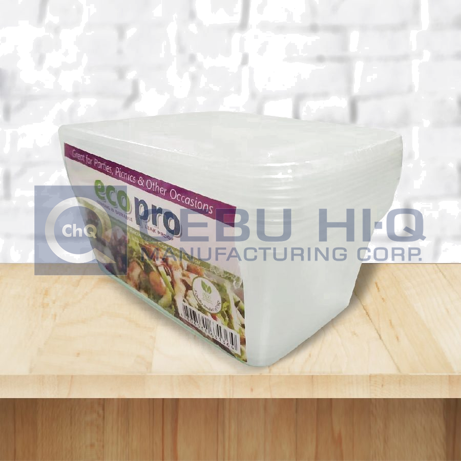Plastic Container · White · R-1000 — Side view