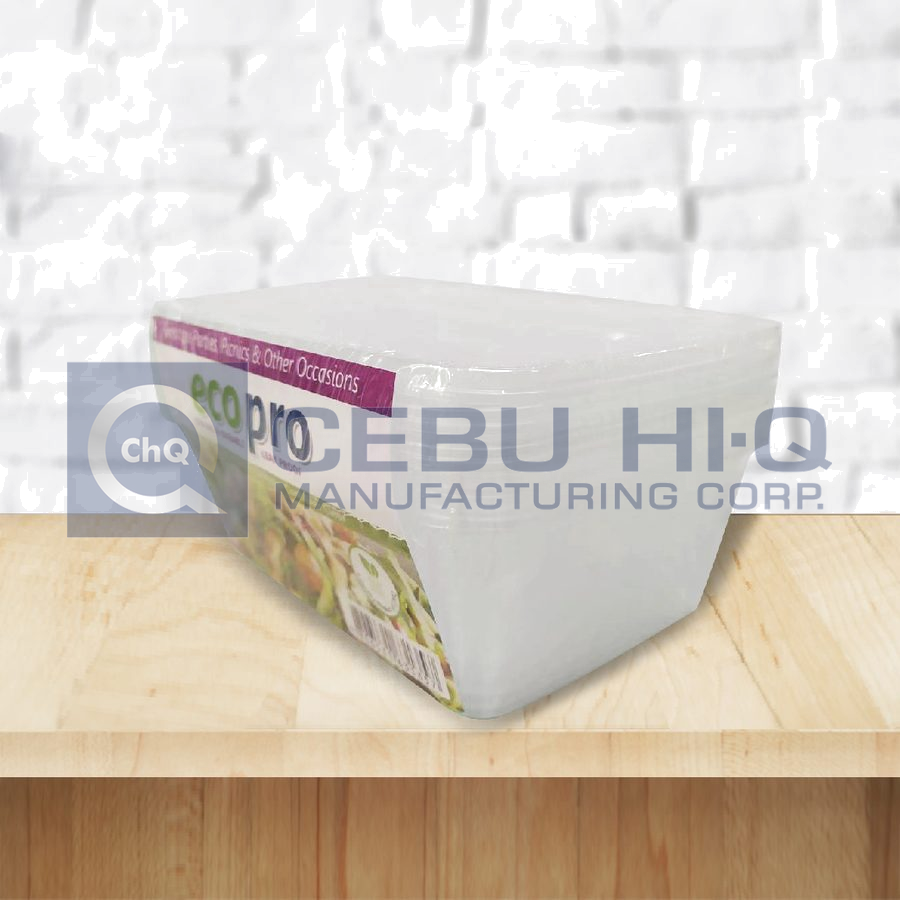 Plastic Container · White · R-750 — Side view